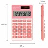 Калькулятор карманный BRAUBERG PK-608-PK (107x64 мм), 8 разрядов, двойное питание, РОЗОВЫЙ, 250523 - фото 2640883