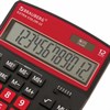 Калькулятор настольный BRAUBERG EXTRA COLOR-12-BKWR (206x155 мм), 12 разрядов, двойное питание, ЧЕРНО-МАЛИНОВЫЙ, 250479 - фото 2640909