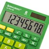 Калькулятор настольный BRAUBERG ULTRA-08-GN, КОМПАКТНЫЙ (154x115 мм), 8 разрядов, двойное питание, ЗЕЛЕНЫЙ, 250509 - фото 2640938