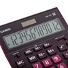 Калькулятор настольный CASIO GR-12С-WR (210х155 мм), 12 разрядов, двойное питание, БОРДОВЫЙ, GR-12C-WR-W-EP - фото 2640945