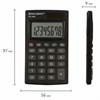 Калькулятор карманный BRAUBERG PK-408-BK (97x56 мм), 8 разрядов, двойное питание, ЧЕРНЫЙ, 250517 - фото 2640953