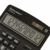 Калькулятор настольный BRAUBERG EXTRA-12-BK (206x155 мм), 12 разрядов, двойное питание, ЧЕРНЫЙ, 250481 - фото 2641061
