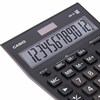 Калькулятор настольный CASIO GR-12-W (209х155 мм), 12 разрядов, двойное питание, черный, европодвес, GR-12-W-EP - фото 2641080