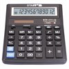 Калькулятор настольный STAFF STF-777, 12 разрядов, двойное питание, 210x165 мм, ЧЕРНЫЙ, 250458 - фото 2641099