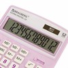 Калькулятор настольный BRAUBERG EXTRA PASTEL-12-PR (206x155 мм), 12 разрядов, двойное питание, СИРЕНЕВЫЙ, 250489 - фото 2641291