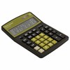 Калькулятор настольный BRAUBERG EXTRA-12-BKOL (206x155 мм), 12 разрядов, двойное питание, ЧЕРНО-ОЛИВКОВЫЙ, 250471 - фото 2641352