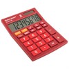 Калькулятор настольный BRAUBERG ULTRA-08-WR, КОМПАКТНЫЙ (154x115 мм), 8 разрядов, двойное питание, БОРДОВЫЙ, 250510 - фото 2641466