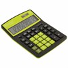 Калькулятор настольный BRAUBERG EXTRA COLOR-12-BKLG (206x155 мм), 12 разрядов, двойное питание, ЧЕРНО-САЛАТОВЫЙ, 250477 - фото 2641478