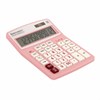 Калькулятор настольный BRAUBERG EXTRA PASTEL-12-PK (206x155 мм), 12 разрядов, двойное питание, РОЗОВЫЙ, 250487 - фото 2641699