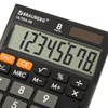 Калькулятор настольный BRAUBERG ULTRA-08-BK, КОМПАКТНЫЙ (154x115 мм), 8 разрядов, двойное питание, ЧЕРНЫЙ, 250507 - фото 2641744