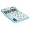 Калькулятор настольный BRAUBERG EXTRA PASTEL-12-LB (206x155 мм), 12 разрядов, двойное питание, ГОЛУБОЙ, 250486 - фото 2641751