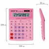 Калькулятор настольный STAFF STF-888-12-PK (200х150 мм) 12 разрядов, двойное питание, РОЗОВЫЙ, 250452 - фото 2641839
