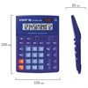 Калькулятор настольный STAFF STF-888-12-BU (200х150 мм) 12 разрядов, двойное питание, СИНИЙ, 250455 - фото 2642040