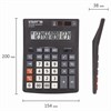 Калькулятор настольный STAFF PLUS STF-333 (200x154 мм), 14 разрядов, двойное питание, 250416 - фото 2642093