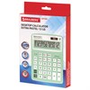 Калькулятор настольный BRAUBERG EXTRA PASTEL-12-LG (206x155 мм), 12 разрядов, двойное питание, МЯТНЫЙ, 250488 - фото 2642290