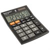 Калькулятор настольный BRAUBERG ULTRA-08-BK, КОМПАКТНЫЙ (154x115 мм), 8 разрядов, двойное питание, ЧЕРНЫЙ, 250507 - фото 2642293