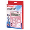 Калькулятор настольный BRAUBERG EXTRA PASTEL-12-PK (206x155 мм), 12 разрядов, двойное питание, РОЗОВЫЙ, 250487 - фото 2642451