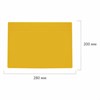 Доска для лепки А4, 280х200 мм, желтая, ЮНЛАНДИЯ, 270557 - фото 2642739