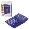Калькулятор настольный STAFF STF-888-12-BU (200х150 мм) 12 разрядов, двойное питание, СИНИЙ, 250455 - фото 2642935