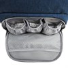Рюкзак для мамы BRAUBERG MOMMY с ковриком, крепления на коляску, термокарманы, синий, 40x26x17 см, 270820 - фото 2643850