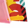 Подставка для книг ЮНЛАНДИЯ, с боковыми зажимами, регулируемый наклон, пластик, розовая, 237907 - фото 2644080
