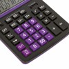 Калькулятор настольный BRAUBERG EXTRA COLOR-12-BKPR (206x155 мм),12 разрядов, двойное питание, ЧЕРНО-ФИОЛЕТОВЫЙ, 250480 - фото 2644143