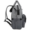 Рюкзак для мамы BRAUBERG MOMMY, крепления для коляски, термокарманы, серый, 41x24x17 см, 270818 - фото 2644296