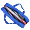 Папка на молнии с ручками STAFF EVERYDAY, А4, ширина 80 мм, полиэстер, синяя, 270740 - фото 2644481