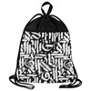 Мешок для обуви BRAUBERG БОЛЬШОЙ, с ручкой, карман на молнии, сетка, 49х41 см, "Graffiti", 271062 - фото 2644537