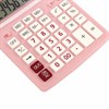 Калькулятор настольный BRAUBERG EXTRA PASTEL-12-PK (206x155 мм), 12 разрядов, двойное питание, РОЗОВЫЙ, 250487 - фото 2644568