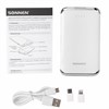 Аккумулятор внешний 6000 mAh SONNEN POWERBANK K611, 2 USB, литий-полимерный, белый, 263028 - фото 2644588
