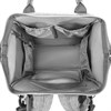 Рюкзак для мамы BRAUBERG MOMMY с ковриком, крепления на коляску, термокарманы, серый, 40x26x17 см, 270819 - фото 2644608