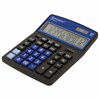 Калькулятор настольный BRAUBERG EXTRA-12-BKBU (206x155 мм), 12 разрядов, двойное питание, ЧЕРНО-СИНИЙ, 250472 - фото 2644706