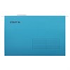 Подвесные папки А4/Foolscap (404х240 мм) до 80 л., КОМПЛЕКТ 10 шт., синие, картон, STAFF, 270933 - фото 2644781