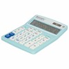 Калькулятор настольный BRAUBERG EXTRA PASTEL-12-LB (206x155 мм), 12 разрядов, двойное питание, ГОЛУБОЙ, 250486 - фото 2645004