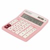 Калькулятор настольный BRAUBERG EXTRA PASTEL-12-PK (206x155 мм), 12 разрядов, двойное питание, РОЗОВЫЙ, 250487 - фото 2645159