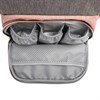 Рюкзак для мамы BRAUBERG MOMMY с ковриком, крепления на коляску, термокарманы, серый/розовый, 40x26x17 см, 270821 - фото 2645169