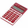 Калькулятор карманный BRAUBERG PK-608-WR (107x64 мм), 8 разрядов, двойное питание, БОРДОВЫЙ, 250521 - фото 2645410