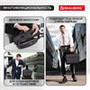Сумка-портфель BRAUBERG "Protect" с отделением для ноутбука 15,6", 2 отделения, черная, 30х40х7 см, 270831 - фото 2645436