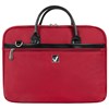 Сумка-портфель BRAUBERG с отделением для ноутбука 15,6", "Dialog", 3 кармана, красная, 40х30х7 см, 240462 - фото 2645524