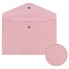 Папка-конверт с кнопкой BRAUBERG "Pastel", А4, до 100 листов, непрозрачная, персиковая, 0,18 мм, 270476 - фото 2645585