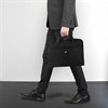 Сумка-портфель BRAUBERG с отделением для ноутбука 13-14", "Chance", 3 кармана, черная, 36х28х5 см, 240455 - фото 2645672
