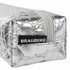 Пенал-косметичка BRAUBERG, "крокодиловая кожа", 20х6х4 см, "Ultra silver", 270851 - фото 2646072