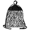 Мешок для обуви BRAUBERG БОЛЬШОЙ, с ручкой, карман на молнии, сетка, 49х41 см, "Zebra", 271611 - фото 2647127
