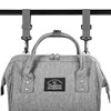 Рюкзак для мамы BRAUBERG MOMMY с ковриком, крепления на коляску, термокарманы, серый, 40x26x17 см, 270819 - фото 2647744