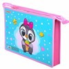 Папка для тетрадей ПИФАГОР А4, 1 отделение, картон/пластик, на молнии, "Smart Penguin", 271441 - фото 2648007