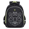 Ранец GRIZZLY анатомическая спинка, c бейджем, для мальчиков, "BEAR", 36х28х20 см, RAz-287-9/1 - фото 2648080