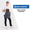 Рюкзак BRAUBERG ENERGETIC универсальный, эргономичный, "Recycle", черный\серый, 43х30х16 см, 270796 - фото 2649759