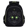 Ранец GRIZZLY анатомическая спинка, c бейджем, для мальчиков, "BEAR", 36х28х20 см, RAz-287-9/1 - фото 2650495