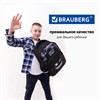 Рюкзак BRAUBERG SOFT, 2 отделения, 3 кармана, "Don't be afraid", СВЕТЯЩИЙСЯ, 40х31х15 см, 271364 - фото 2650863